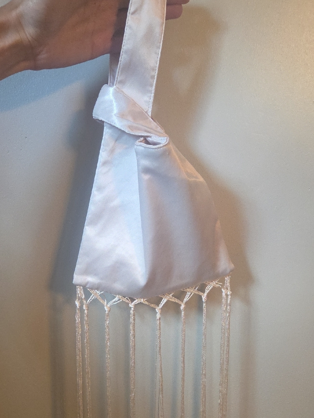 Nwt Satin Tassel Bag - Picture 4 of 4